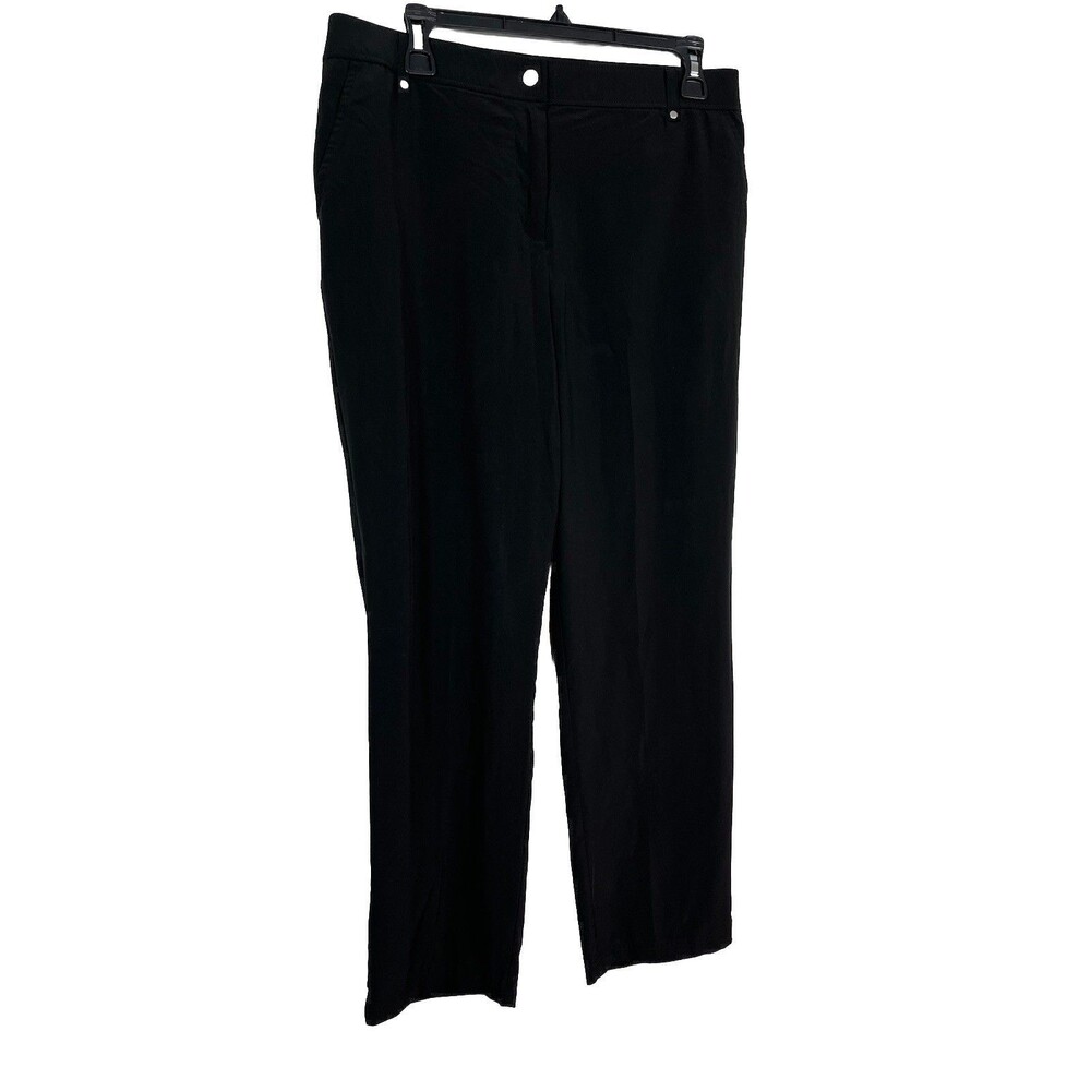 Chicos Black Weekends Pants sz 1 8 m (15)